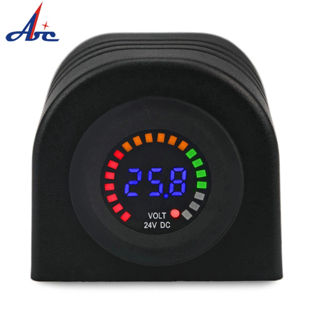 12V Color Screen LED DC Digital Display Voltmeter for Boat