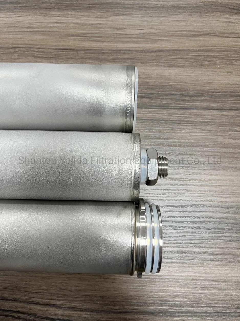 Cartucho de filtro de aço inoxidável 316L para tratamento de água e indústrias Filtragem