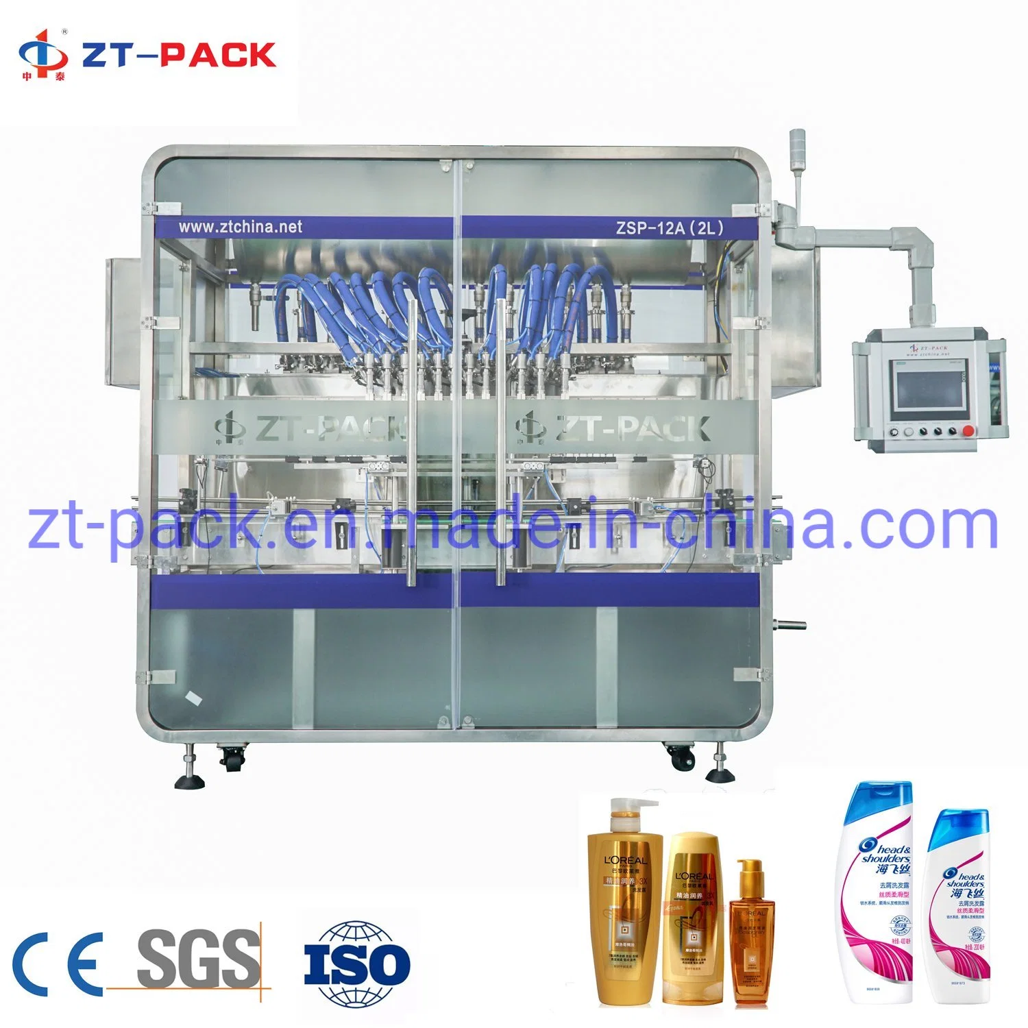 Easy Operation High quality/High cost performance  Manufactured in Changzhou Factory High Viscous Liquid Like Daily Household Chemical Filling Machine