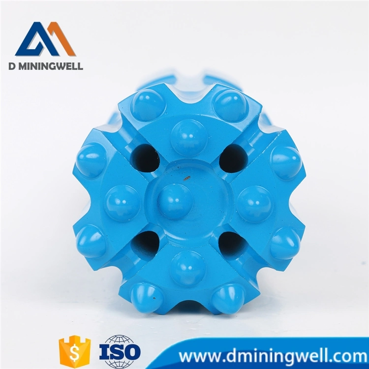 D Miningwell Normal Tungsten Carbide Hammer Bit Top Hammer Drill Rig 45mm R25 Thread Bit