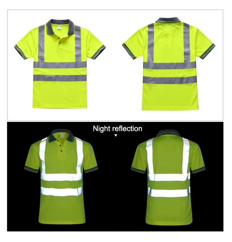 High quality/High cost performance New Design Hi Vis Reflective Outdoor Shortsleeves Tshirt Unisex