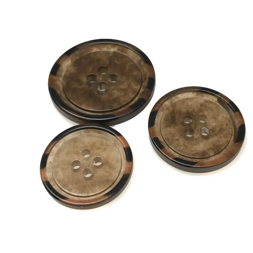 Resin Buttons Color Printing Fashion Casual Suit Buttons Resin Pattern Buttons