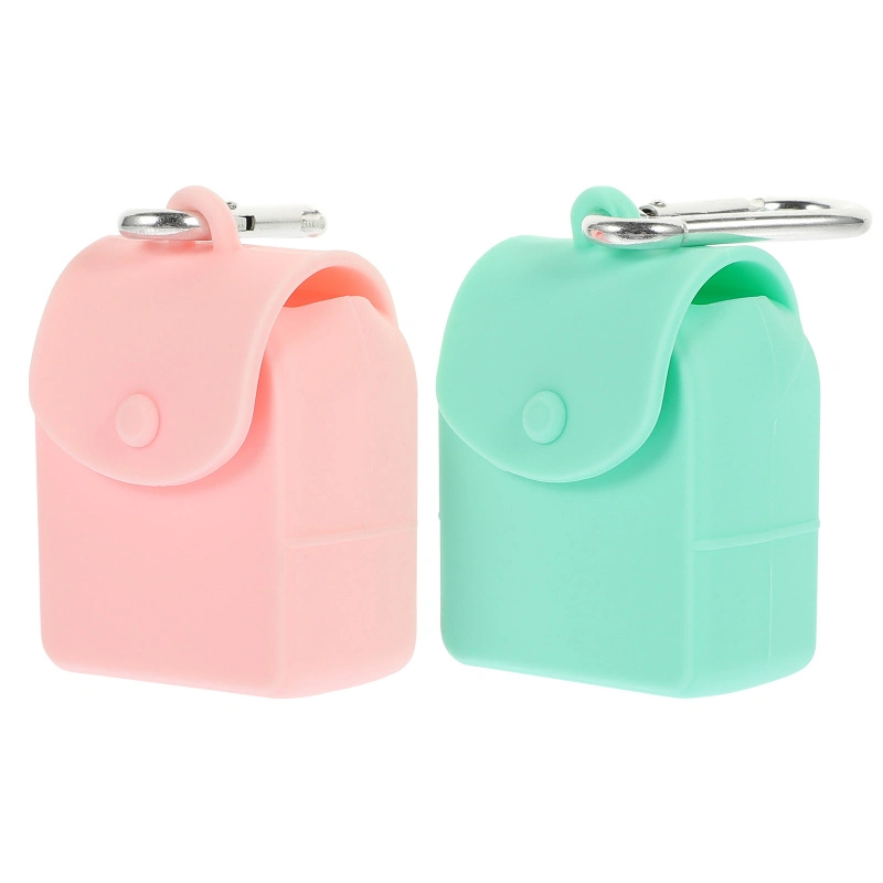 Keychain Hanging Bags Silicone Holder Keychain Versatile Coin Packet