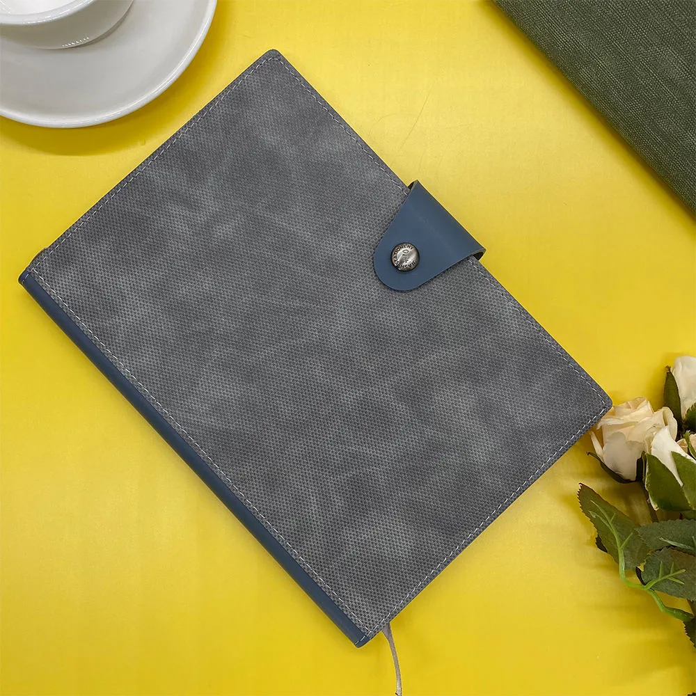 New Arrival Button Closure Soft Cover PU Leather Agenda Notebook