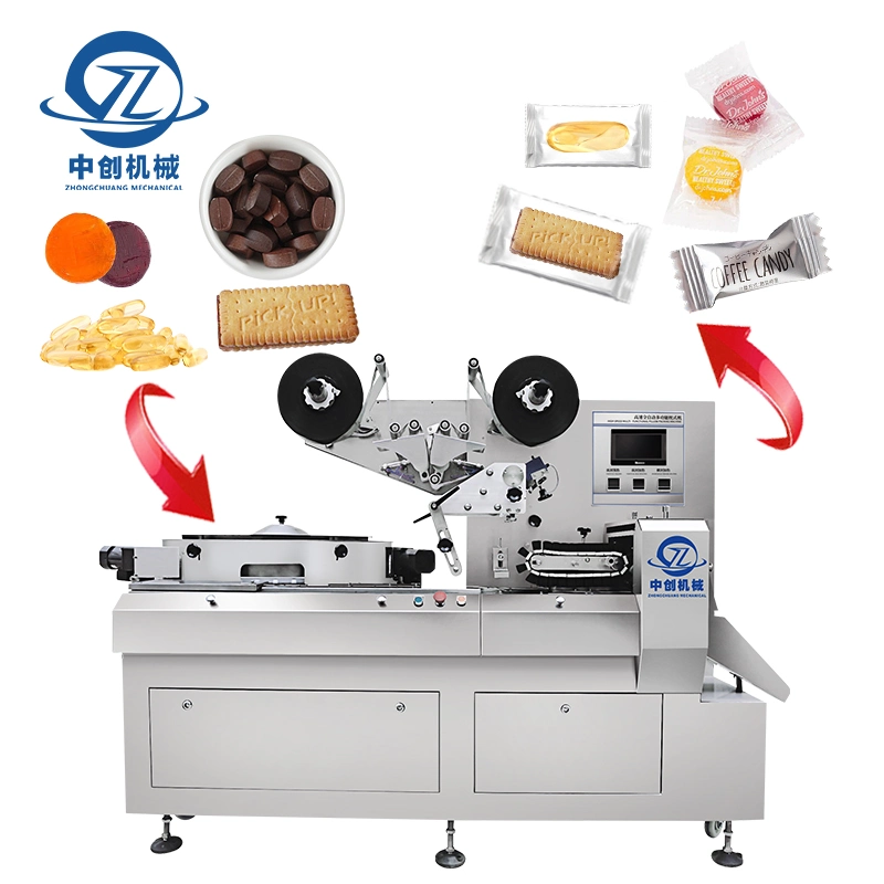 Zhongchuang Machinery Factory Direct Price Capsule Pellet Coffee Bean Tablet Stick Biscuit Candy Sugar Packing Machine