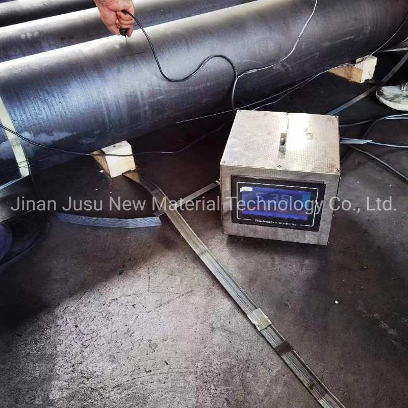 L'usine chinoise fournit une électrode graphite ultra haute puissance de 450*1800mm