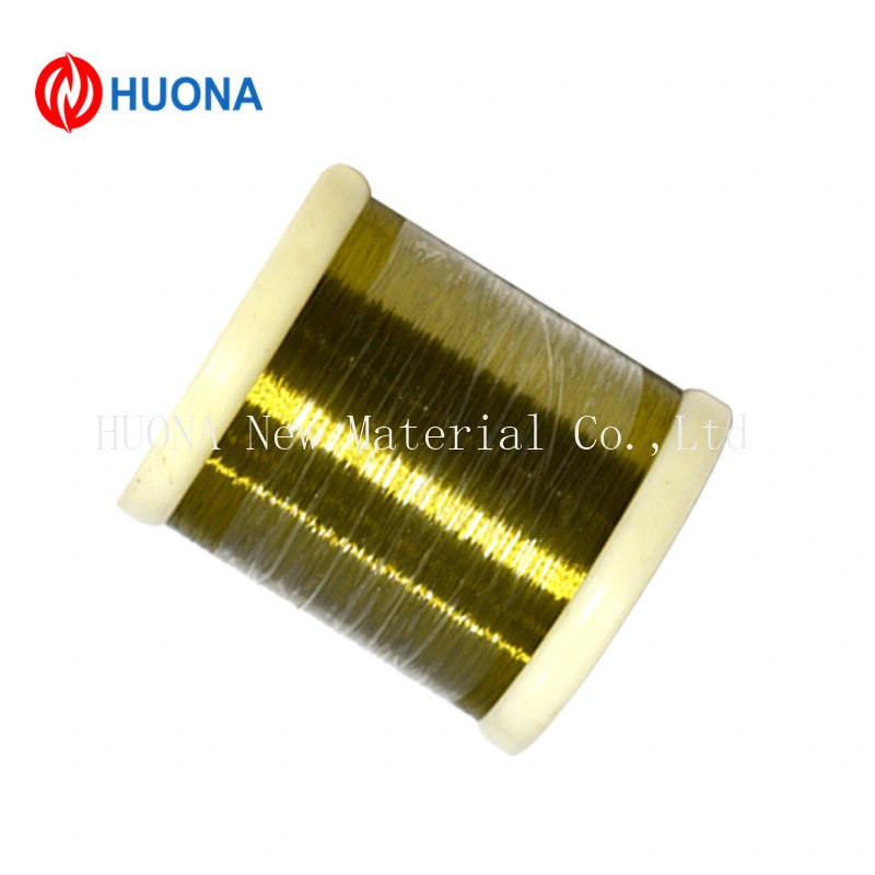 Color Double Enameled Resistance Wire Precious Metal Alloy Wire