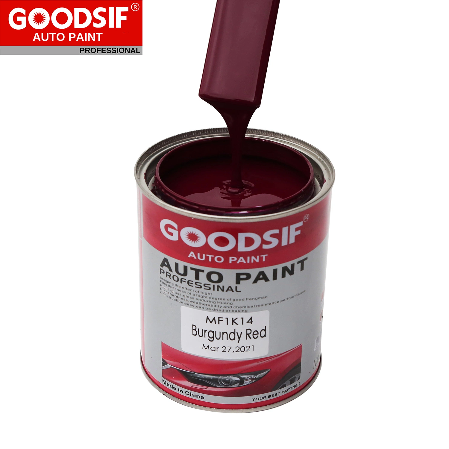 Pintura de color Goodsif Automoción Refine Pinturas en el coche 2K Epoxy Imprimación Reparación Auto pintura imprimación plástica