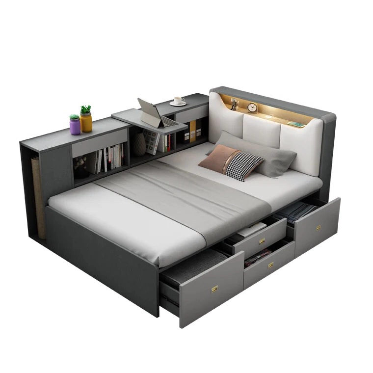 Hot Selling Durable Home Furniture Storage Bedroom Bed