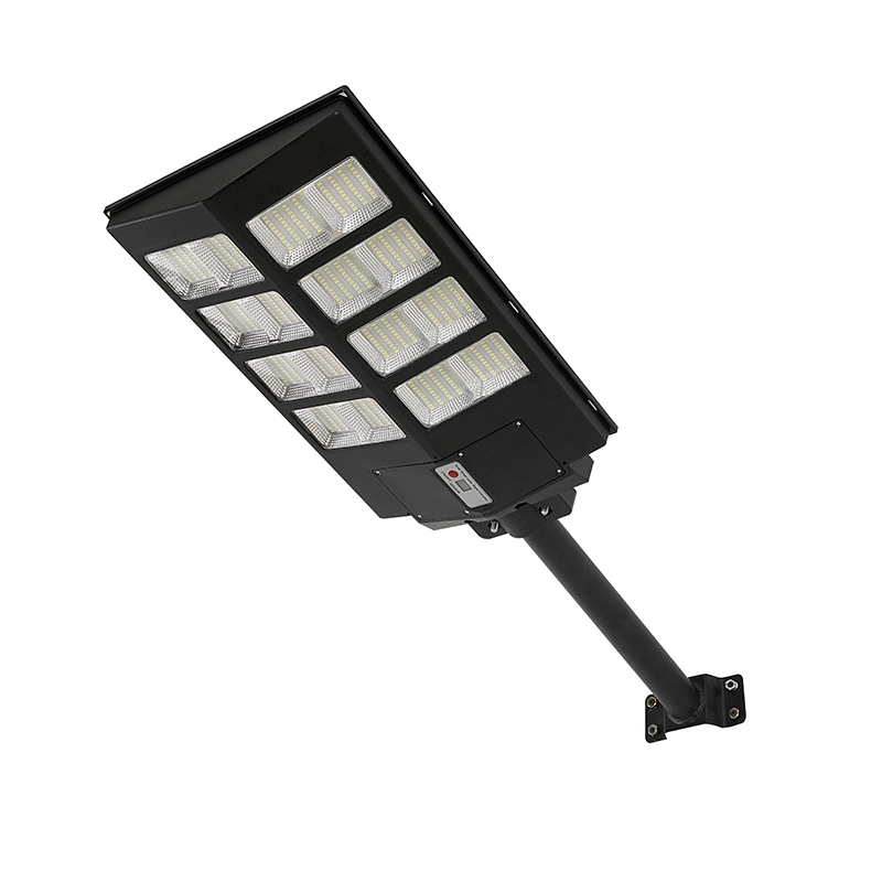 Nuevo sensor de movimiento brillante Luz de calle ABS lámpara LED impermeable IP65 180W 240W 300W exterior todo en uno LED Panel solar Luz de la calle Cell