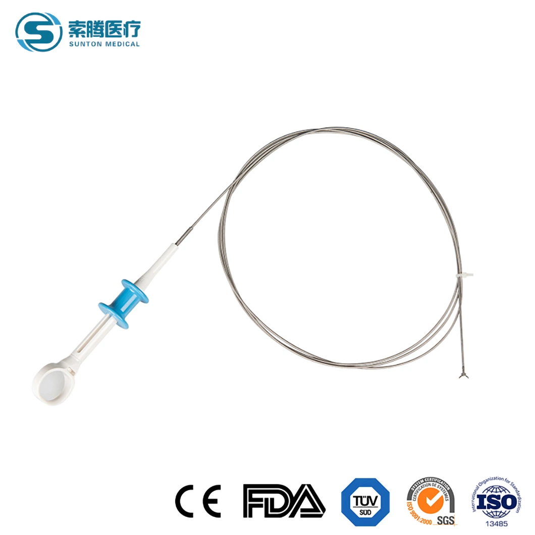 Sunton China 1600/2300mm Length Medical Biopsy Tongs Factory Reusable Biopsy Cutting Pincers Sample Available Disposable Surgical Use Endoscopic Biopsy Pliers