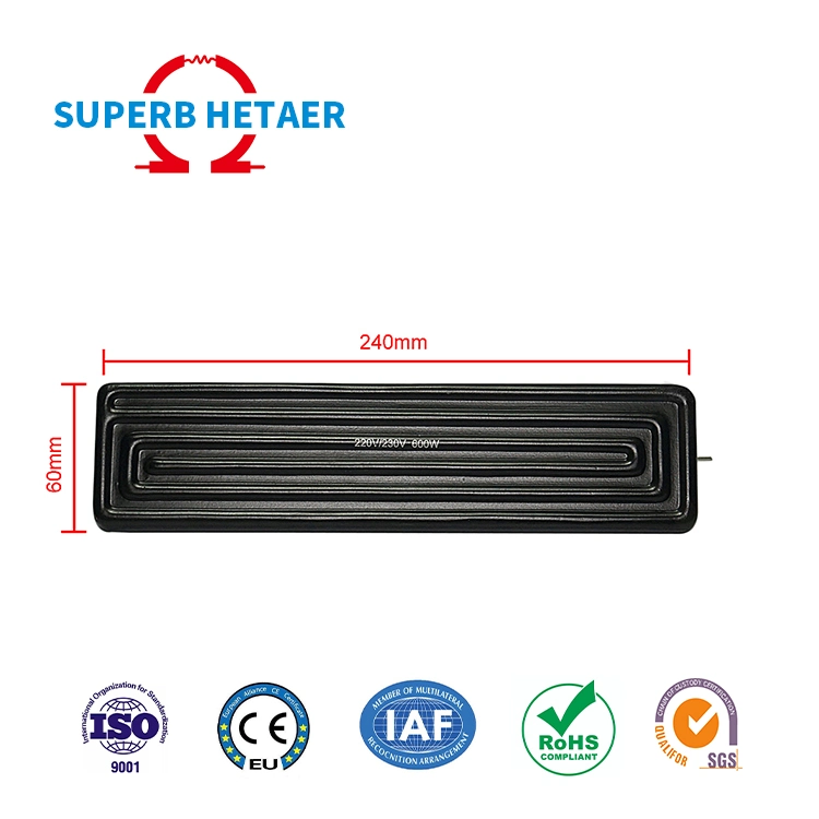 122*122 Thermal IR Infrared Ceramic Heater Heating Element Electrical Heaters for Thermoforming Sauna