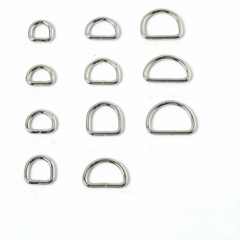 Good Quality Plating Handbags and Bags Iron Wire D Ring