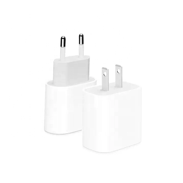 Us/ EU Plug Pd 20W Fast Charging Power Wall Charger USB C 20W Power Adapter for Apple I14 13 12 with Retail Packaging