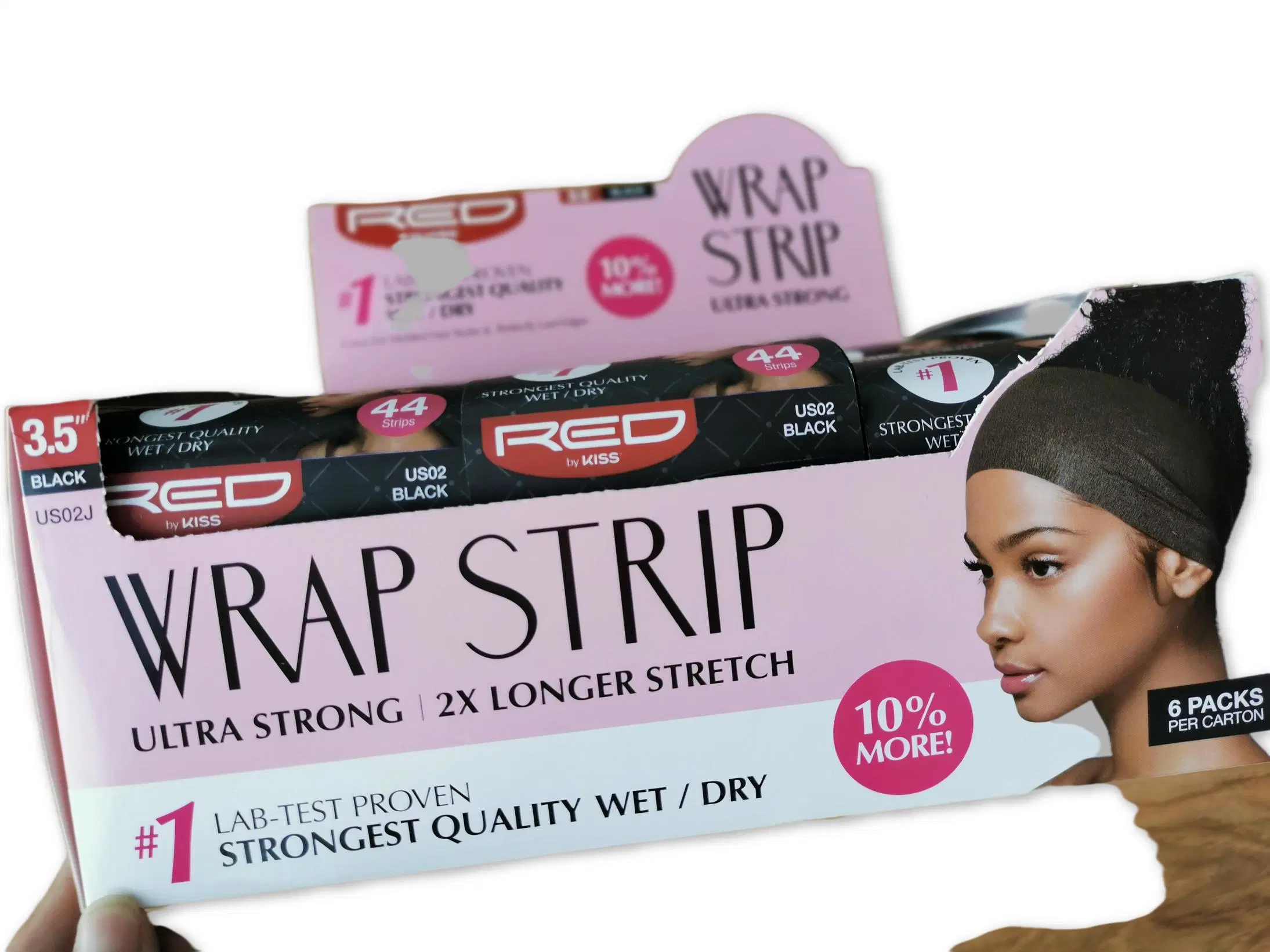 Professional Beauty Wrapp-It Styling Strips, Black & White