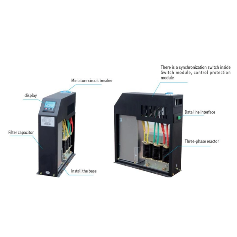 Факторный конденсатор с коррекцией мощности Тиристорные промышленные электрические диоды, интеграция транзисторов Трехфазный коэффициент реактирования 50квар P7/P14