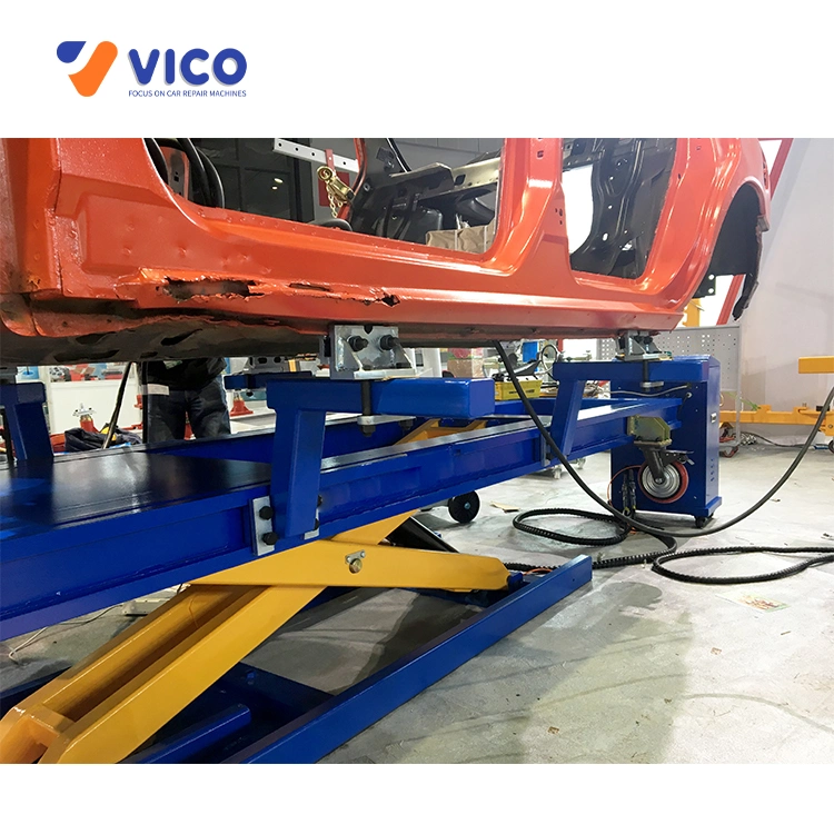 Vico Auto Rahmen Maschine Richten Abzieher CE Approved Auto Reparatur Bank