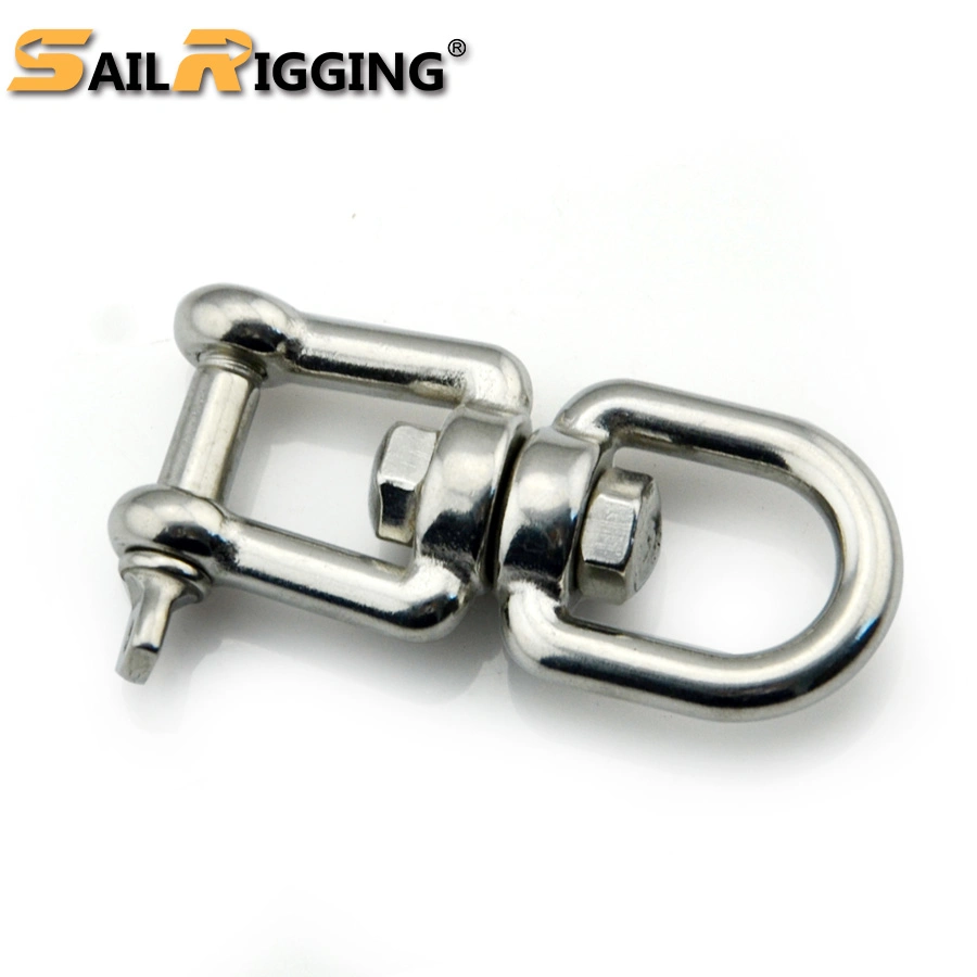 High Polished Stainless Steel Eye and Jaw European Swivel