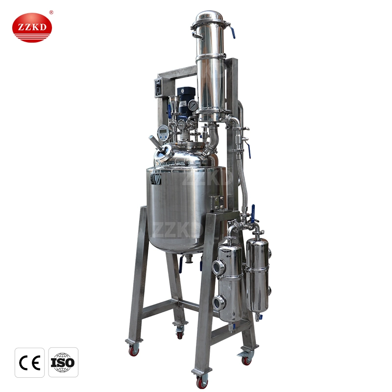 C Bd Oil Purification Decarboxylation Reactor Jacketed with Condenser