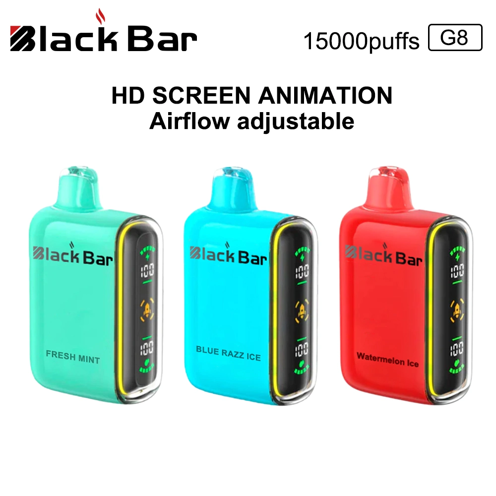 HD Screen Animation 15K Puffs de alta calidad cigarrillo electrónico Mayoreo de aire VAPE ajustable