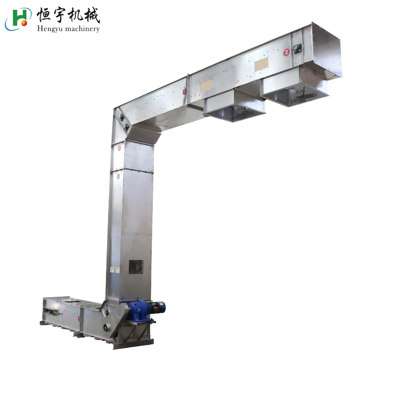 Stainless Steel Belt Automatic Z Shape Bucket Elevator Manufacturer for Sand