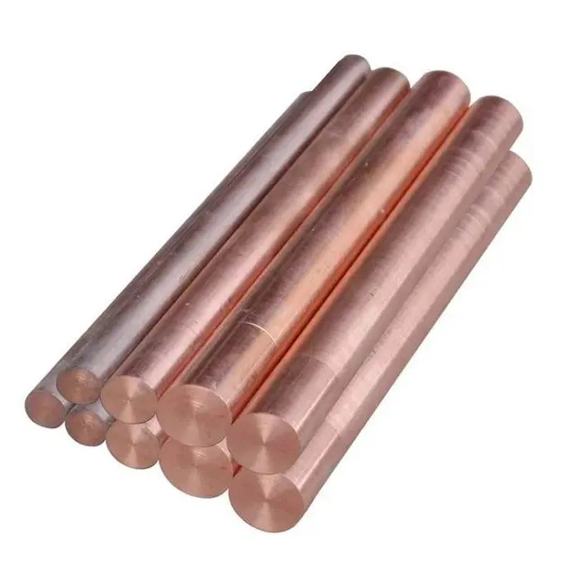 Copper Steel Ground Rod 1mm Pure Copper Iron Ground Rod 16mm 18mm Copper Earthing Bar