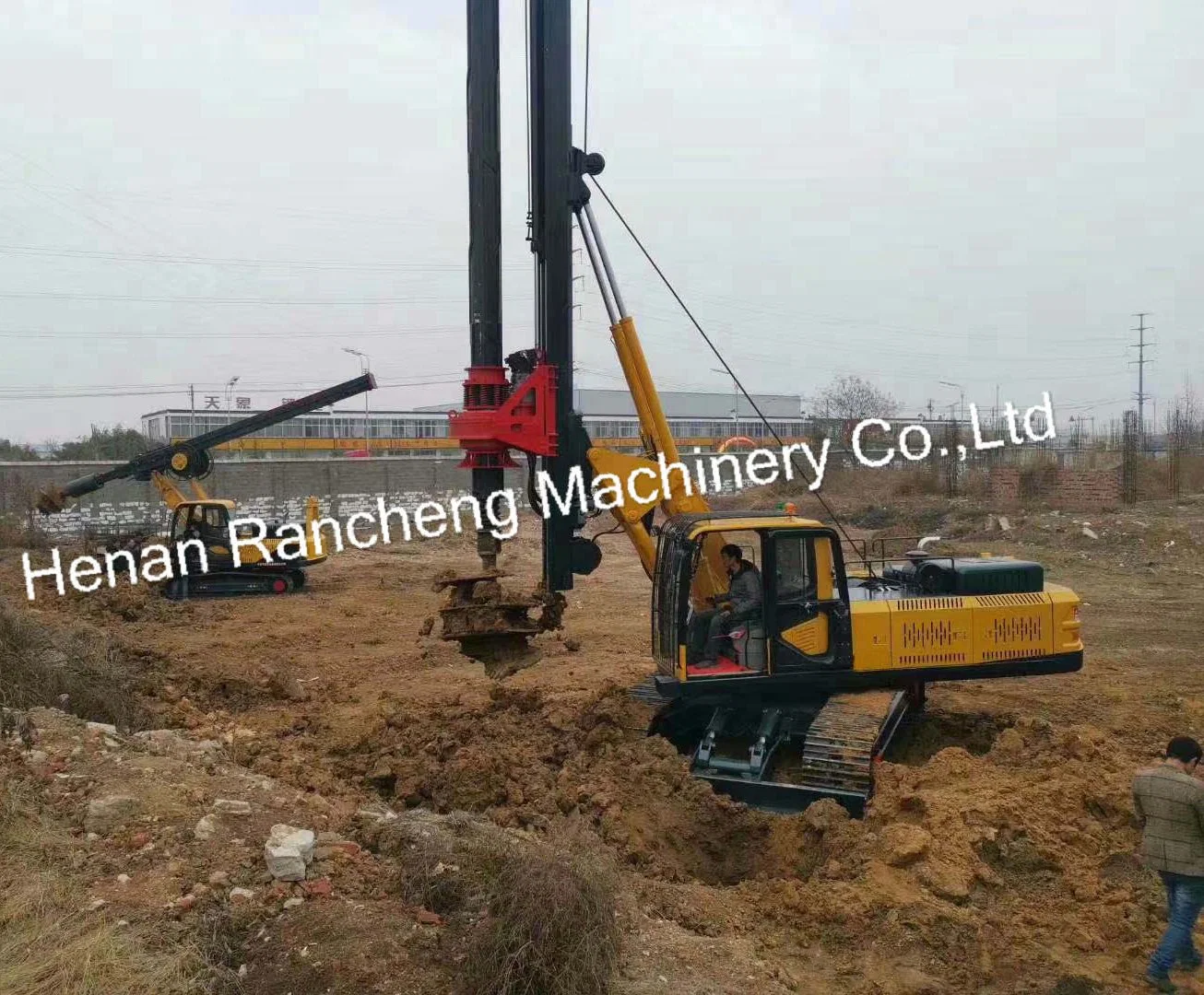 35m Hydraulic Bore Pile Rotary Drilling Rig/ Pile Drilling Driver with Diameter 500mm800mm1000mm1500mm