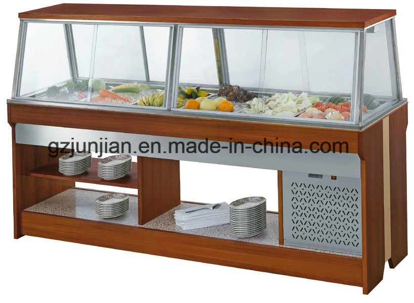 Marble Island Type Salad Bar Buffet for restaurant