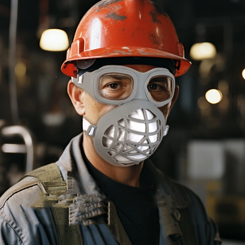 Filtre à poussière Silicone masque pour le camion de pompiers de l'industrie de la peinture de pulvérisation