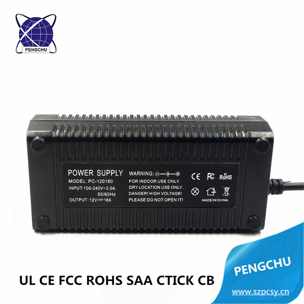 AC DC Adaptador de alimentación 192W Fuente de alimentación externa portátil 24V 8A, con 5,5*2.5/2.1mm Conector CC