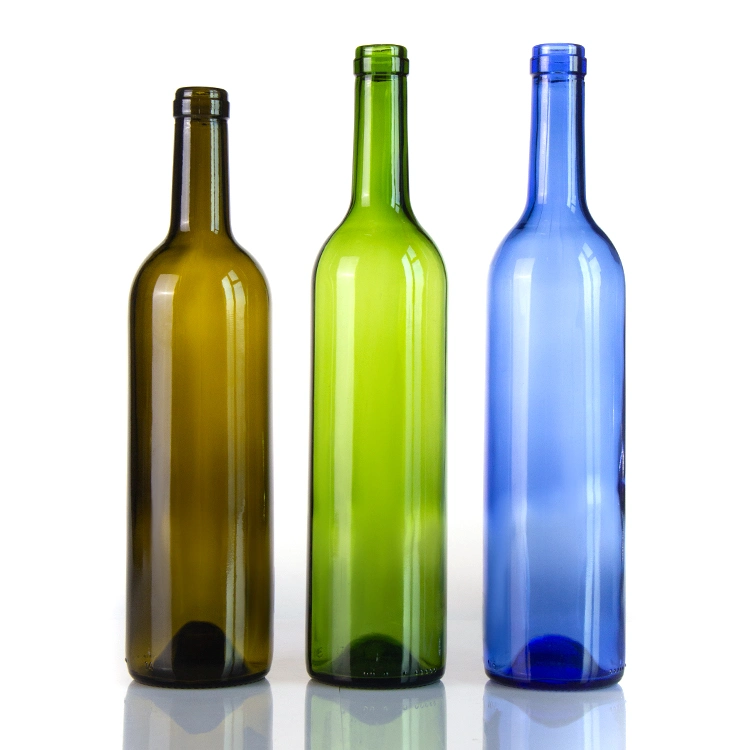 New Design 187ml 375ml 750ml New Mould Wine Bottles with Lids