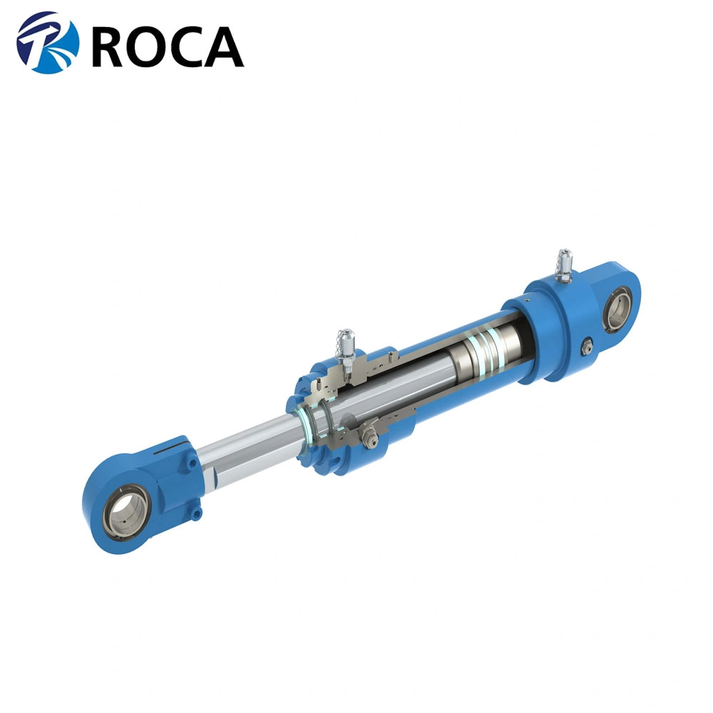 Cilindro hidráulico para una sola etapa Trator volquete carretilla elevadora