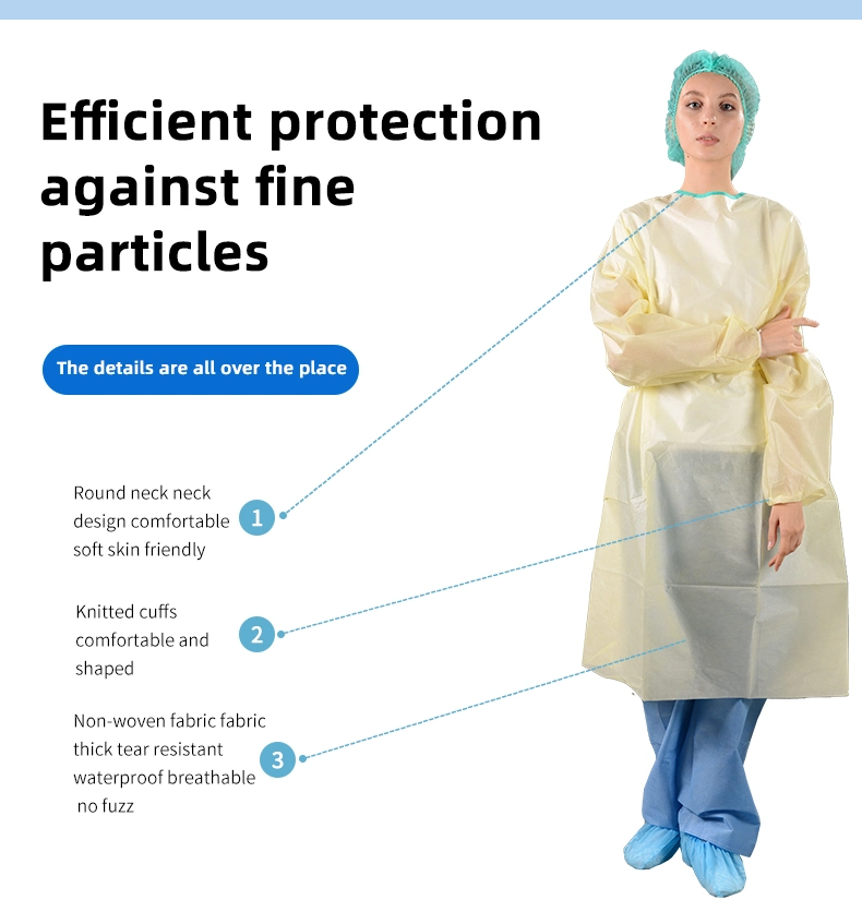 Medical Surgical Gown Isolation Grown in Safety Clothing