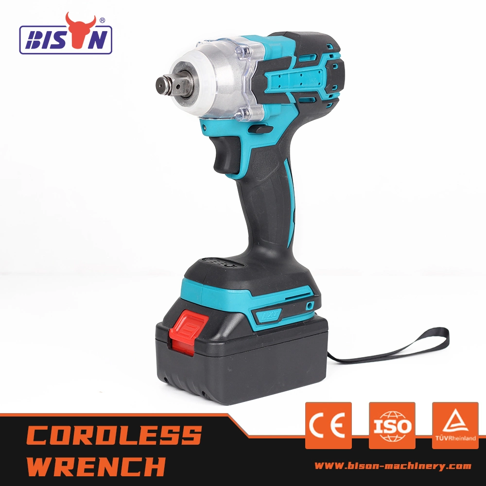 Bison 220 N. M Torque Electric Power Rechargeable Battery 20V Cordless Brushless Impact Wrench