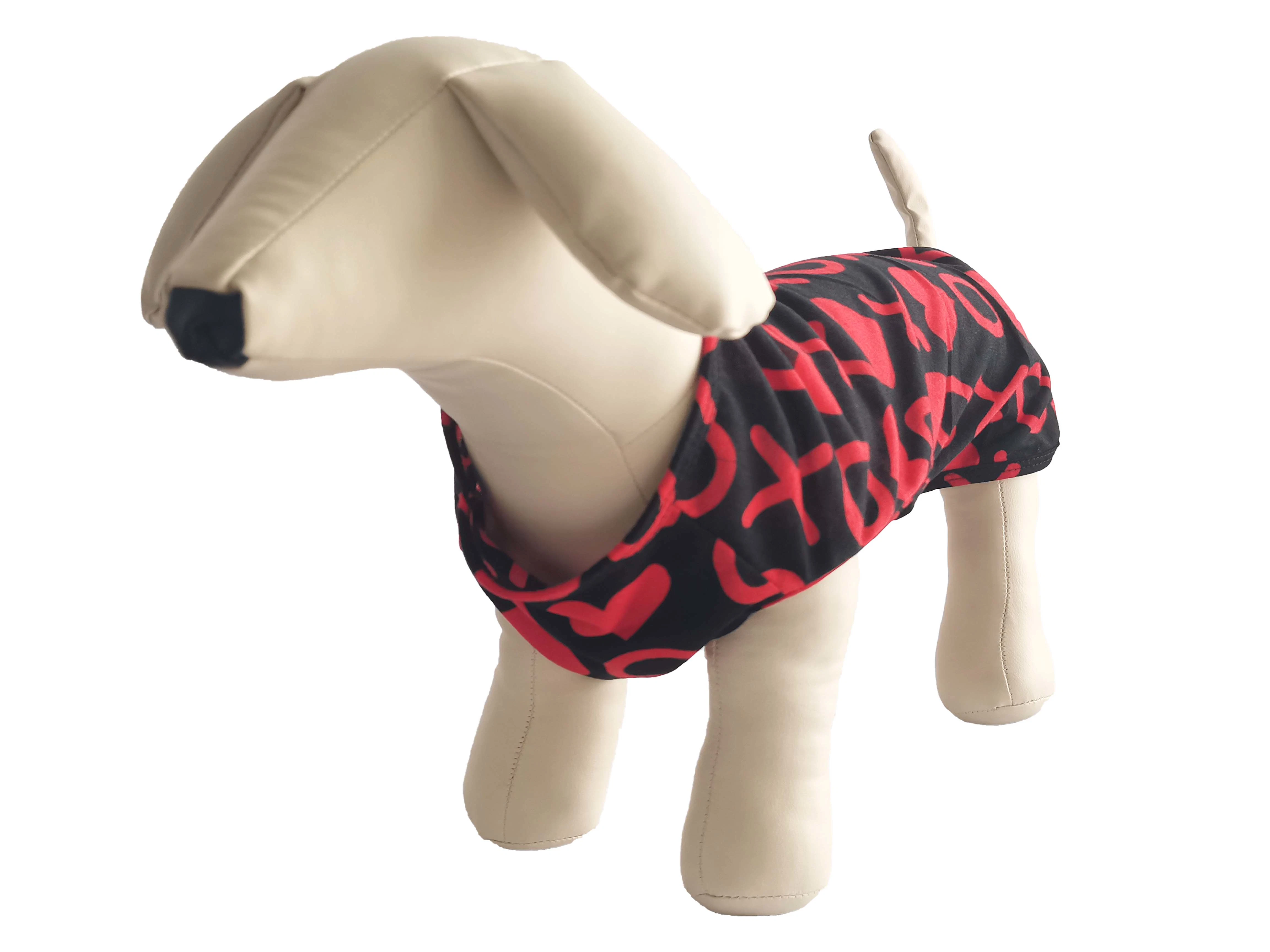 Valentine Day Light-Weight Constrast-Color Soft Dog Summer Vest Pet Apparel