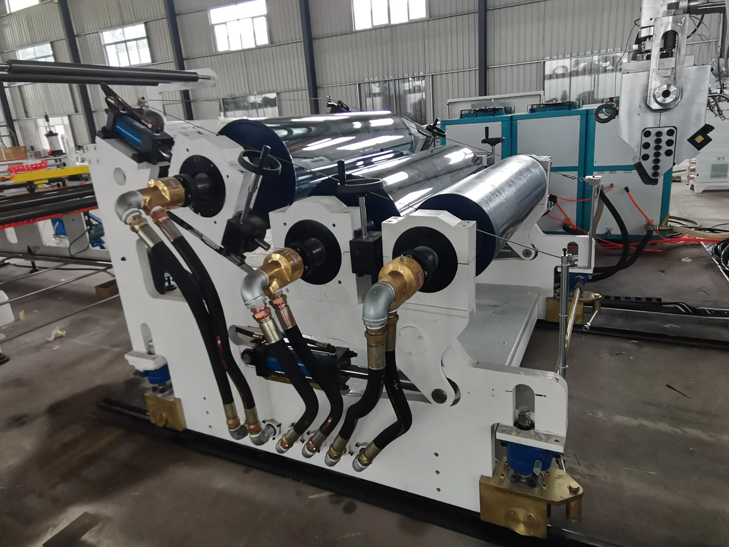 Pet PP Sheet Plastic Extruder Machine UV Board Artificial Marble Sheet Decoration Plate Making Machine Extrusion Line