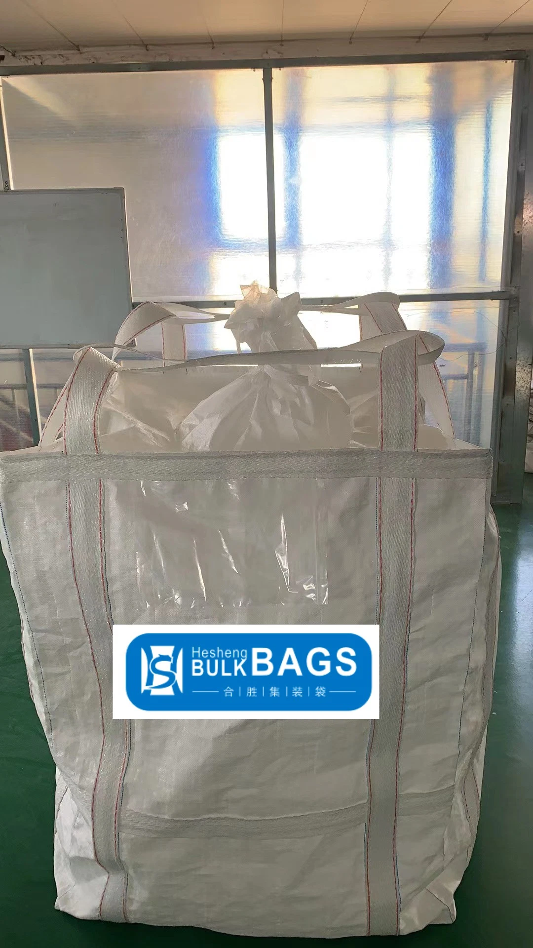 Hesheng Container FIBC Big Bulk Packing Ton Bag for Sand Construction