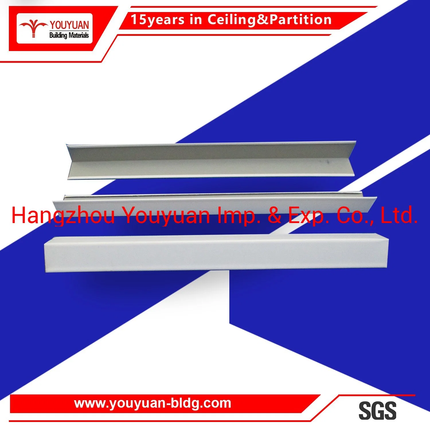 Galvanized Roof Ceiling PVC Mineral Gypsum Board System Accessories T Grid Bar