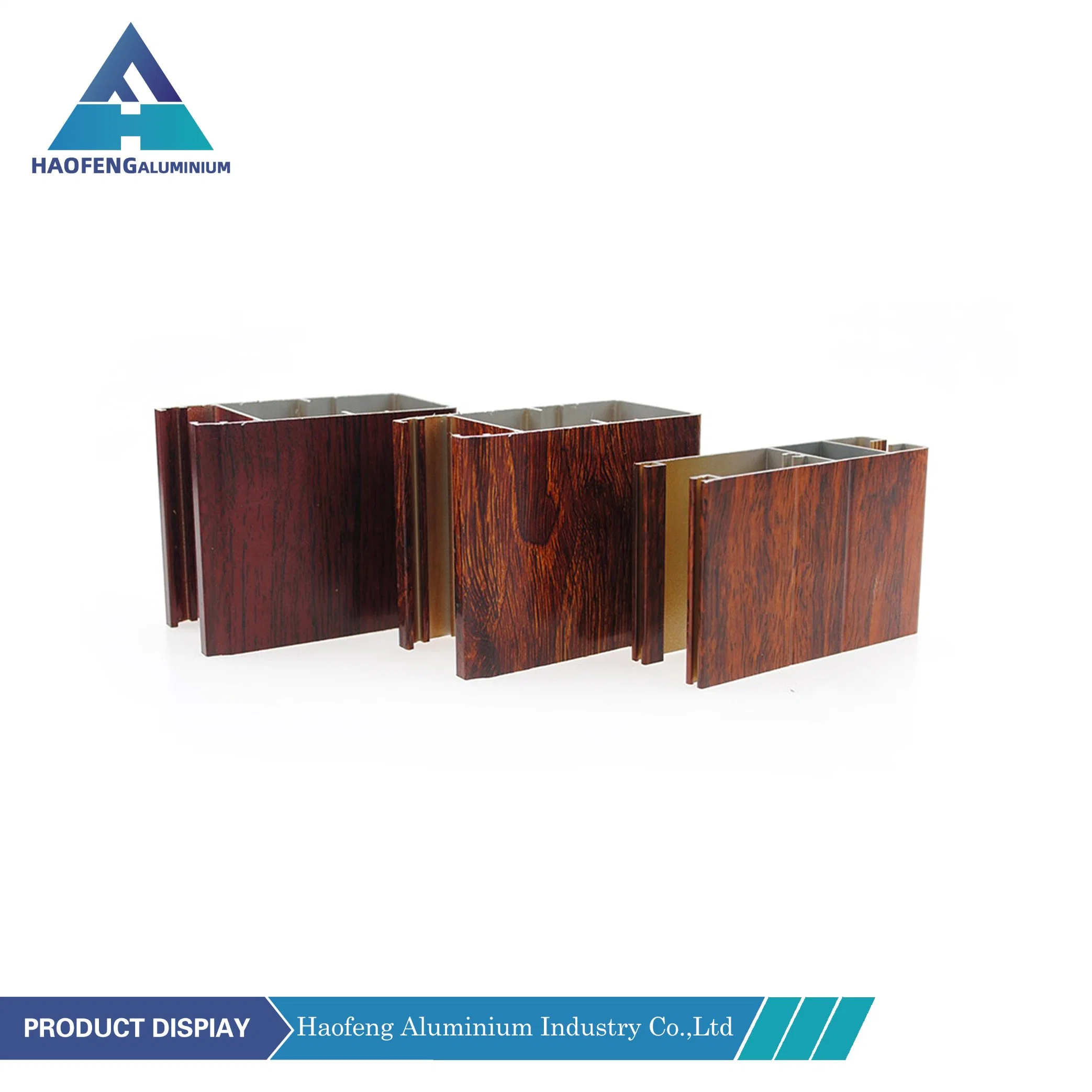 Wooden Grain Aluminium Kitchen Cabinet Material Design Accessories