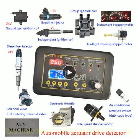 Automobile Ignition Coil Injector Solenoid Valve Stepper Motor Tester Detector