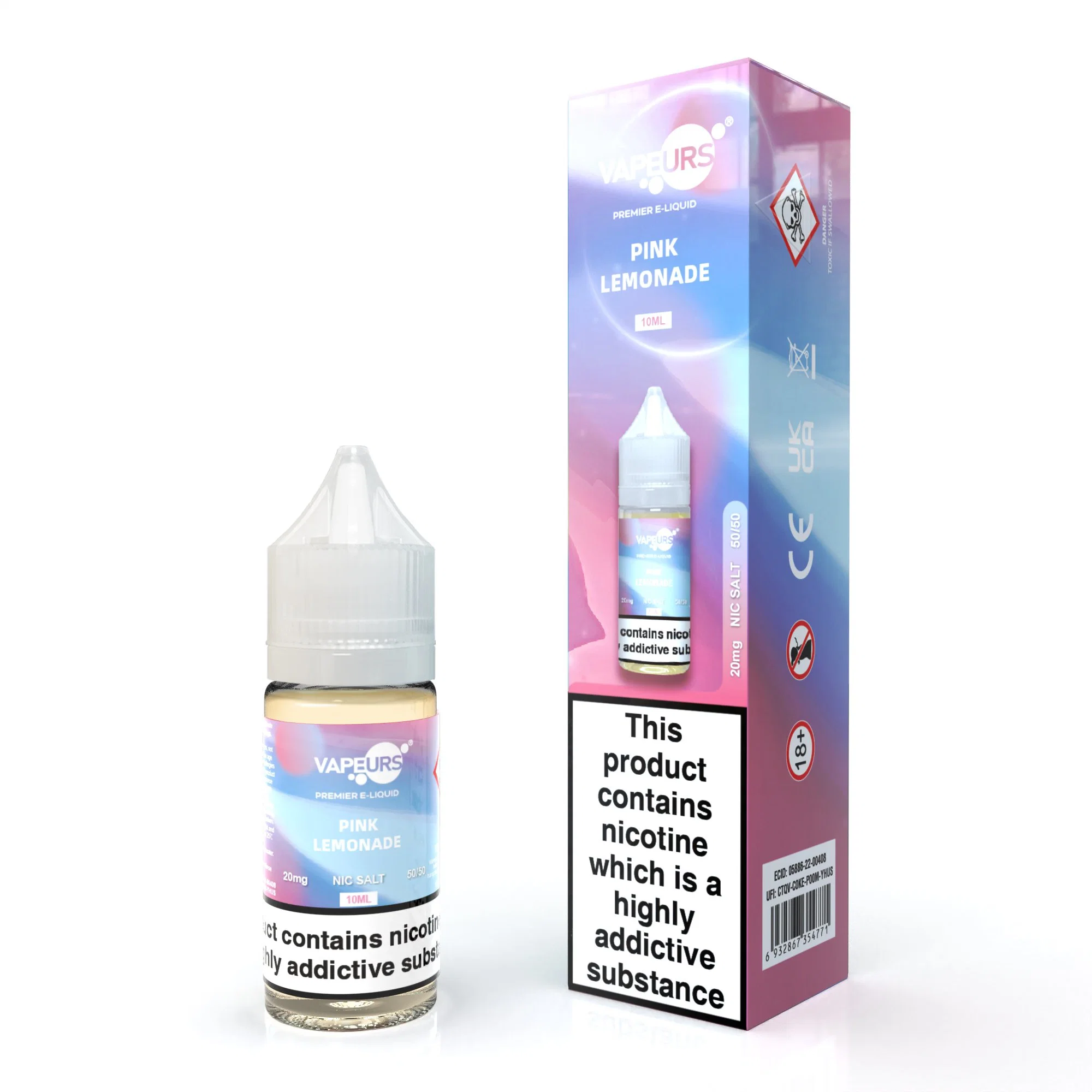 Vapeurs Zbood 10ml 30ml 60ml OEM Wholesale/Supplier Pure Salt Nic Chemical Energy Daze Pod Vape Pen Juice