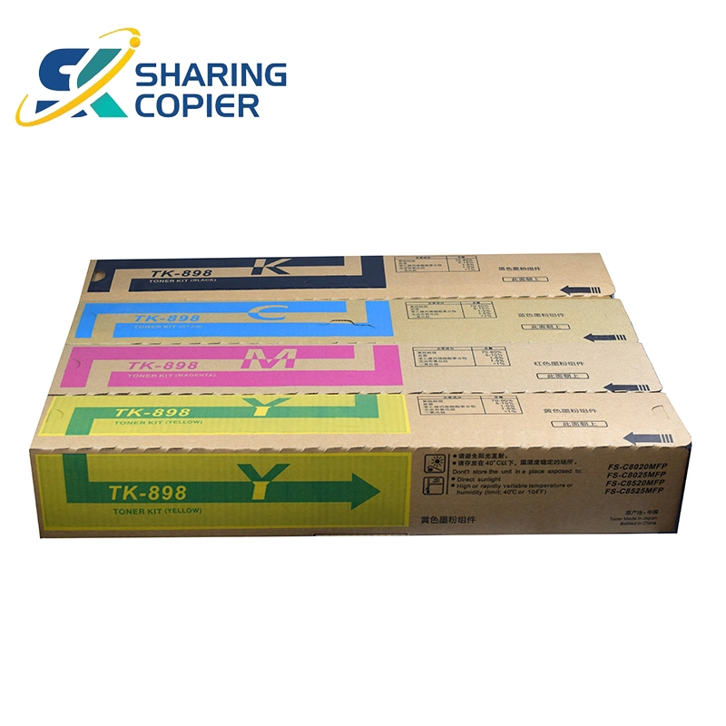 Factory Compatible Toner Cartridge Tk898 Tk895 Tk897 Tk899 Fs-C8020mfp/C8025mfp/C8520mfp/C8525mfp