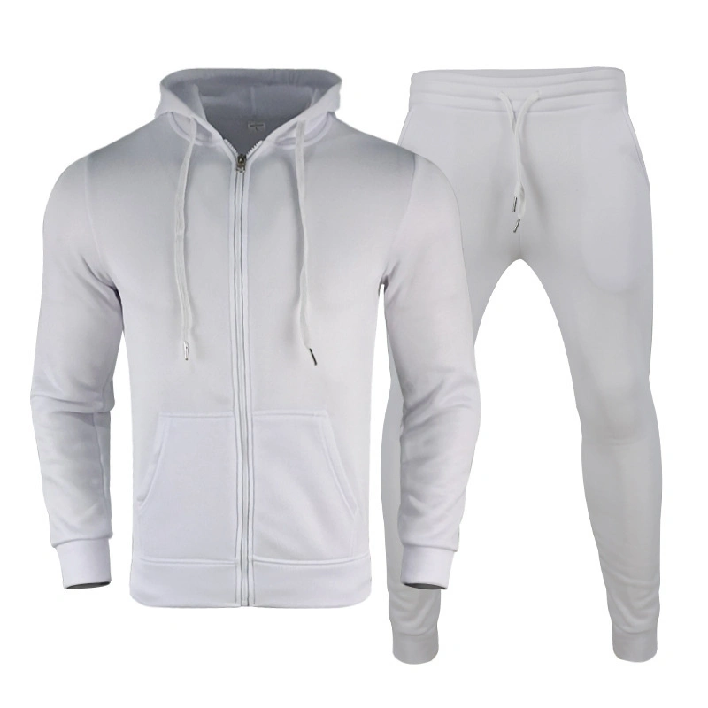 New Style Muscle Fit Sports Tracksuit Men Striped Training Hooded Jogging Suit Polyester Sports Wears