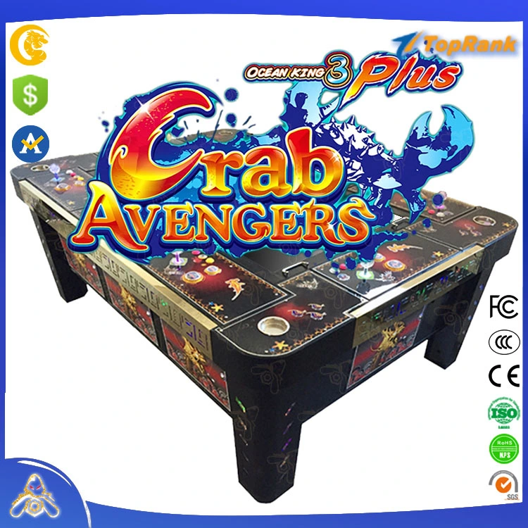 3 jogadores personalizados Crab Avengers Fish Hunter Máquina de jogo de Vídeo