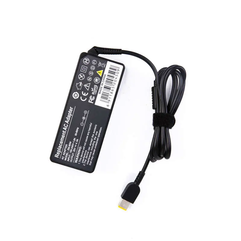 Ejemplo gratuito 90W 20V 4,5A Lenovo USB adaptador de alimentación portátil Adaptador de CA