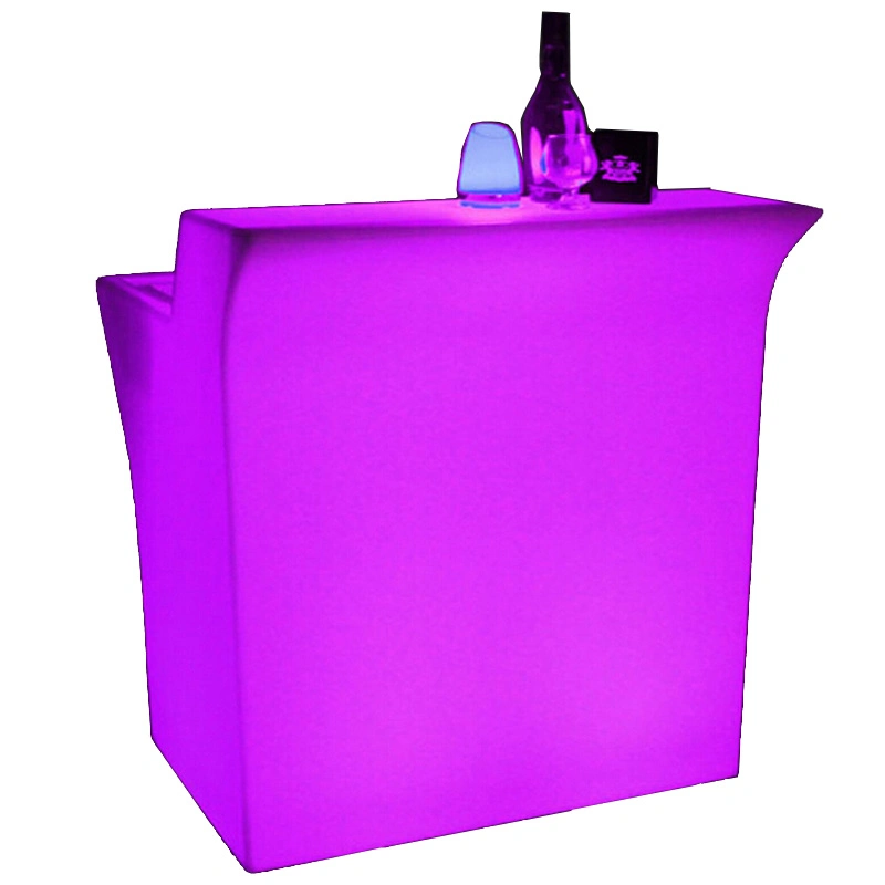 RGB Farbe ändern Plasitc LED Bier Pong Tisch Hochzeitslichter LED Möbel Garten Möbel Großhandel/Lieferant