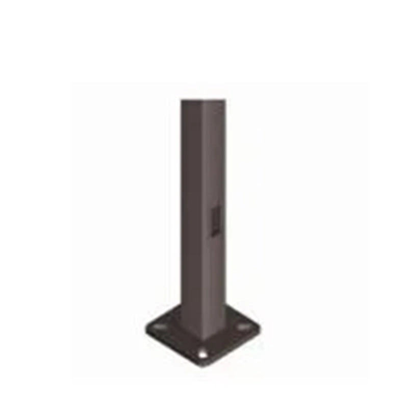 HDG Square Steel Light Pole Tube Bronze Powder Coated