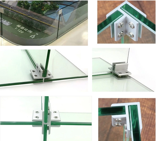 OEM Stainless Steel Glass Clip Bracket Glass Clip Fixed Clip Semicircular Glass Bracket Hardware Accessories