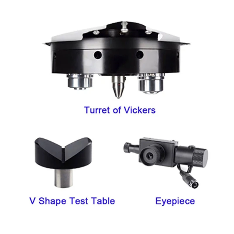 La norma ASTM E92 Probador de dureza Vickers Modle Hv-50 una dureza Vickers Testeing máquina