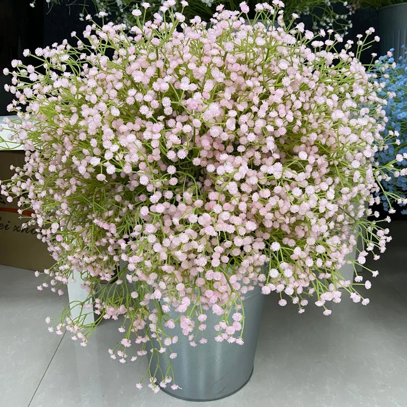 Искусственные цветы Gypsophila Babysbreath заводская цена для проведения свадеб оформление фоне